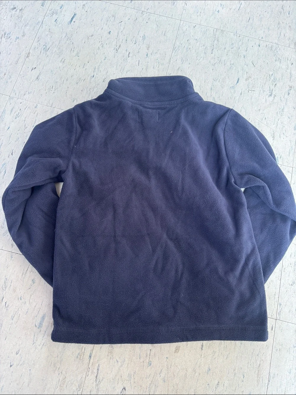 The Children's Place Navy Fleece Pullover Jacket